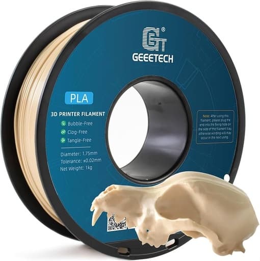 Geeetech pla bone white لون عظمي / فلمنت Geeetech PLA لون عظمي أبيض
