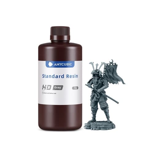 Anycubic Standard resin HD Gray / راتنج إنيكيوبيك ستاندرد HD رمادي