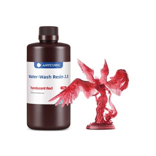 Water Wash Resin 2.0 Translucent  red لون احمر شفاف / راتنج غسيل مائي 2.0 أحمر شفاف
