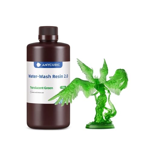 Water Wash Resin 2.0 Translucent Green لون شفاف اخضر / راتنج غسيل الماء 2.0 لون شفاف أخضر