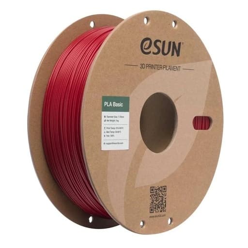 eSun pla basic fire engine red لون ماروني