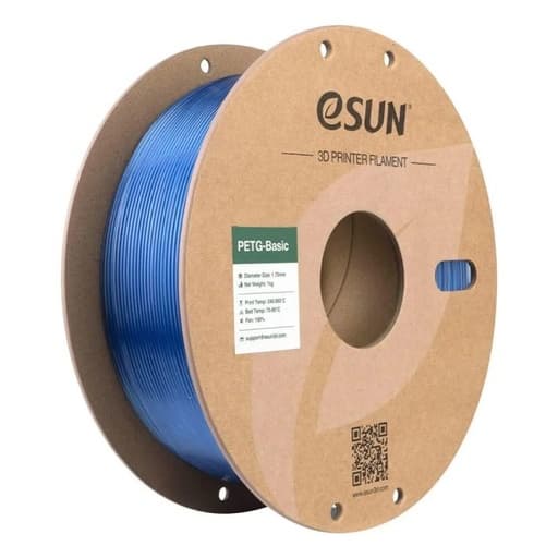 eSun petg basic transparent blue بيتجي شفاف ازرك / بيتجي شفاف أزرق أساسي من إيسون