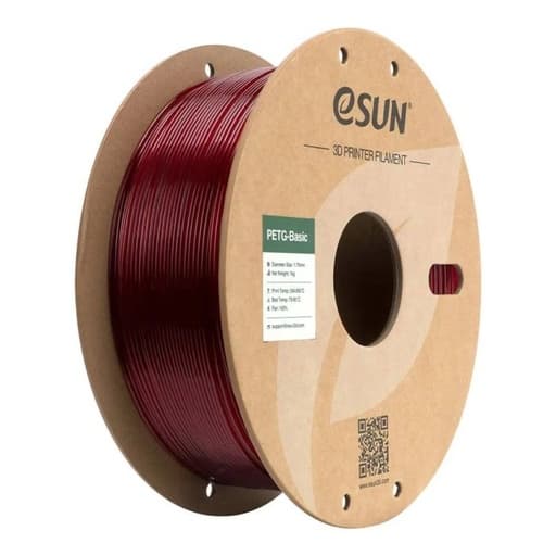 eSun petg basic transparent red