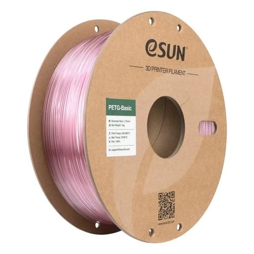 eSun petg basic transparent light pink